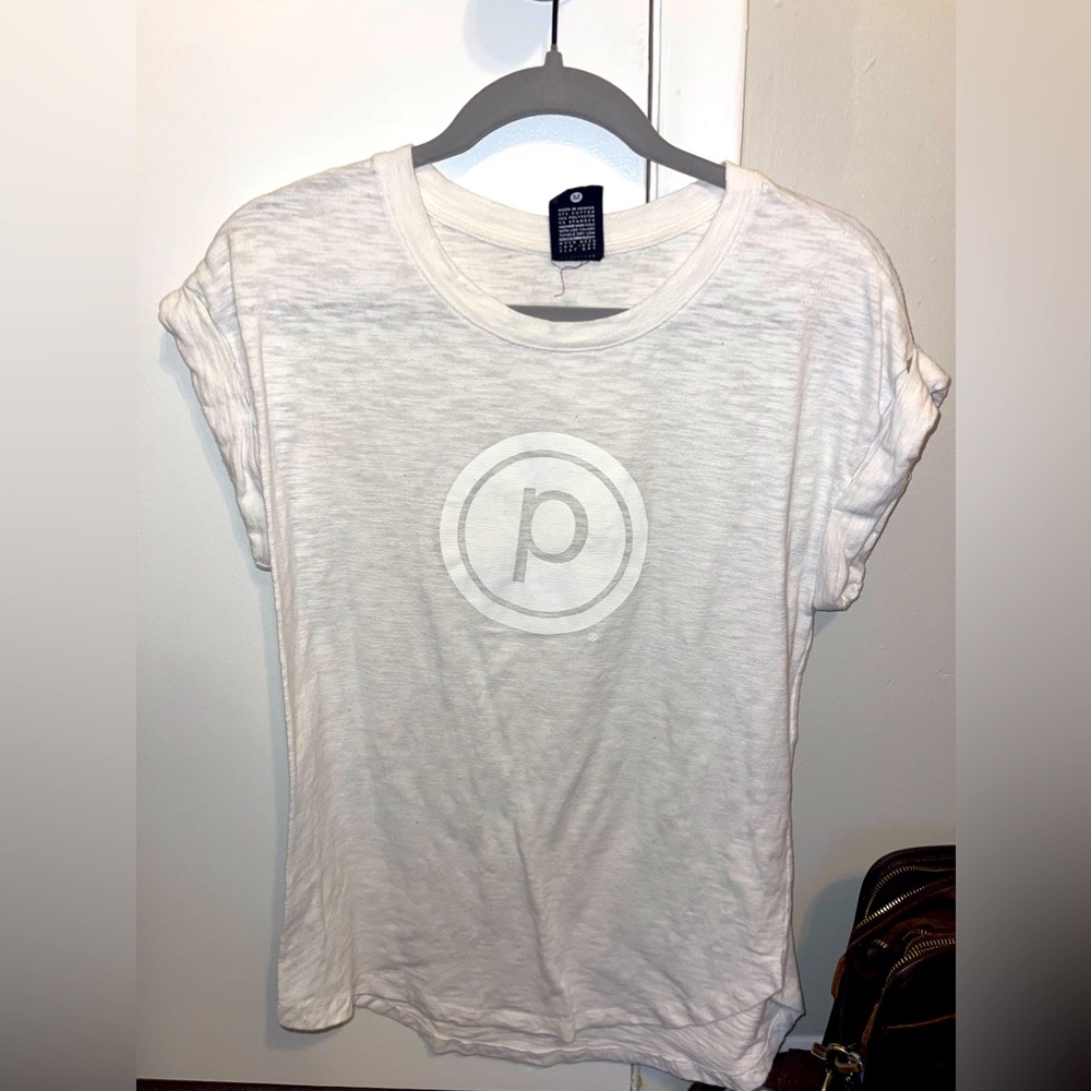 White barre shirt